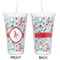 Christmas Penguins Double Wall Tumbler with Straw - Approval