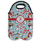 Christmas Penguins Double Wine Tote - Flat (new)