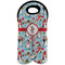 Christmas Penguins Double Wine Tote - Front (new)