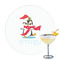 Christmas Penguins Printed Drink Topper (Personalized)