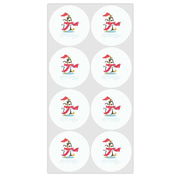 Christmas Penguins Drink Topper - Medium - Set of 12