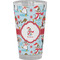 Christmas Penguins Pint Glass - Full Color - Front View