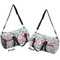 Christmas Penguins Duffle bag large front and back sides
