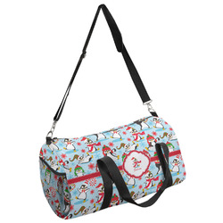 Christmas Penguins Duffel Bag - Small (Personalized)