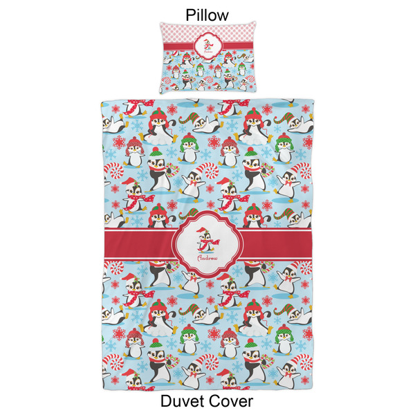 Christmas Penguins Duvet Cover Set - Twin XL - Approval