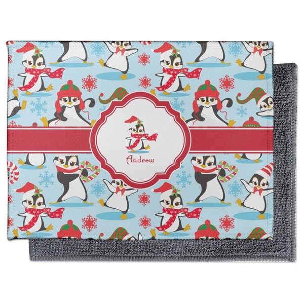 Christmas Penguins Electronic Screen Wipe - Flat