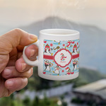 Christmas Penguins Single Shot Espresso Cup - Single (Personalized)