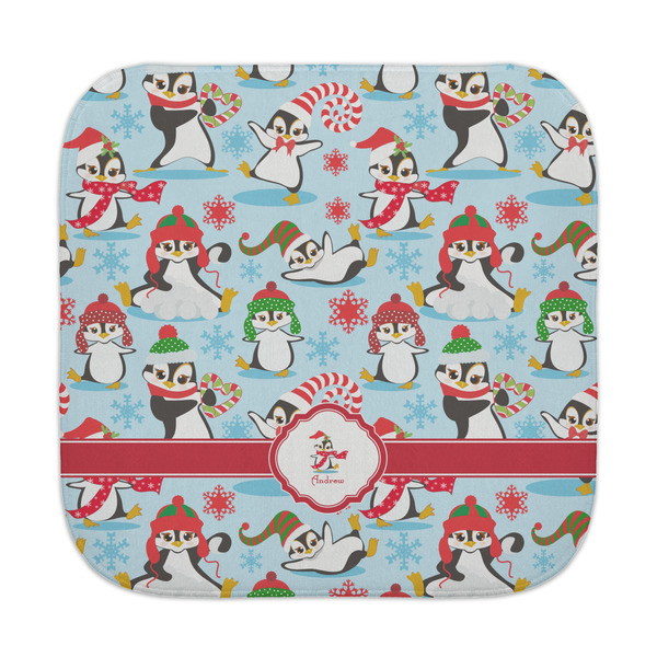 Custom Christmas Penguins Face Towel (Personalized)