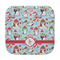 Christmas Penguins Face Cloth-Rounded Corners