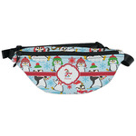 Christmas Penguins Fanny Pack - Classic Style (Personalized)