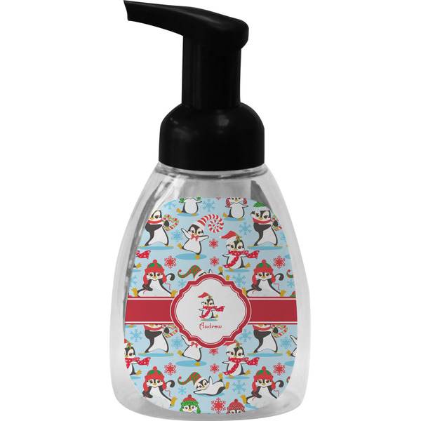 Christmas Penguins Foam Soap Bottle
