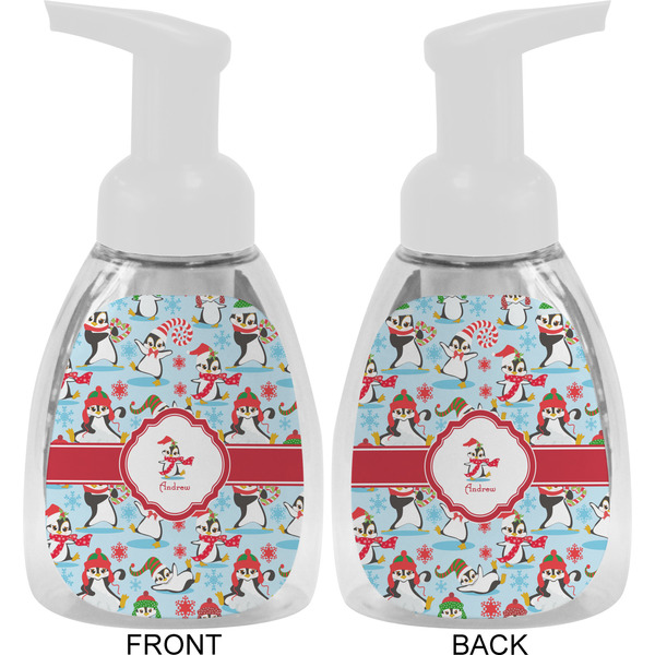 Christmas Penguins Foam Soap Bottle Approval - White