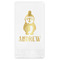 Christmas Penguins Guest Napkins - Foil Stamped (Personalized)