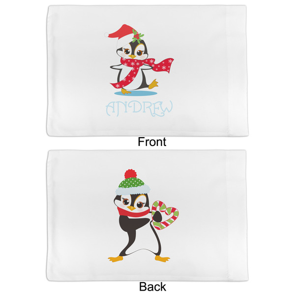 Christmas Penguins Full Pillow Case - APPROVAL (partial print)