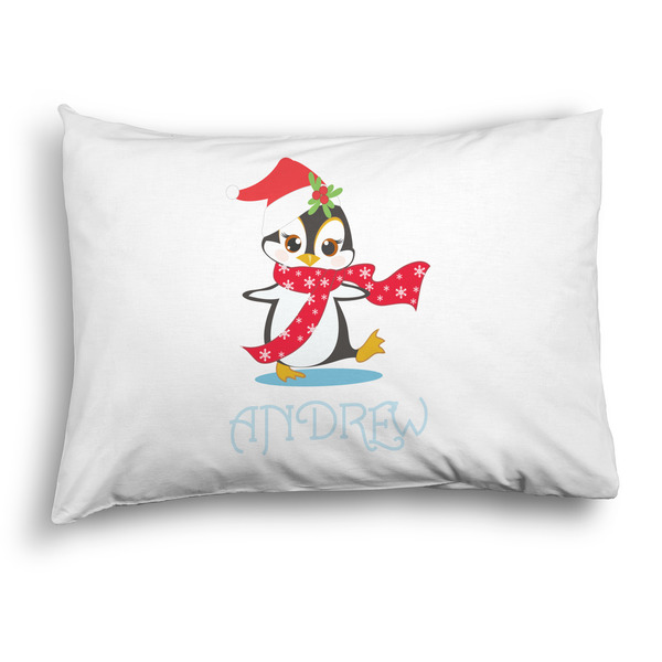 Custom Christmas Penguins Pillow Case - Standard - Graphic (Personalized)