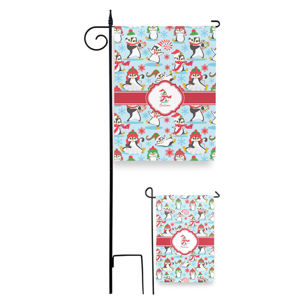 Christmas Penguins Garden Flag - PARENT/MAIN