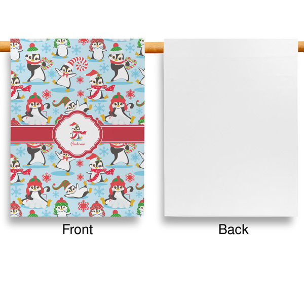 Christmas Penguins Garden Flags - Large - Single Sided - APPROVAL