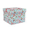 Christmas Penguins Gift Box with Lid - Canvas Wrapped - Medium (Personalized)