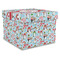 Christmas Penguins Gift Boxes with Lid - Canvas Wrapped - X-Large - Front/Main