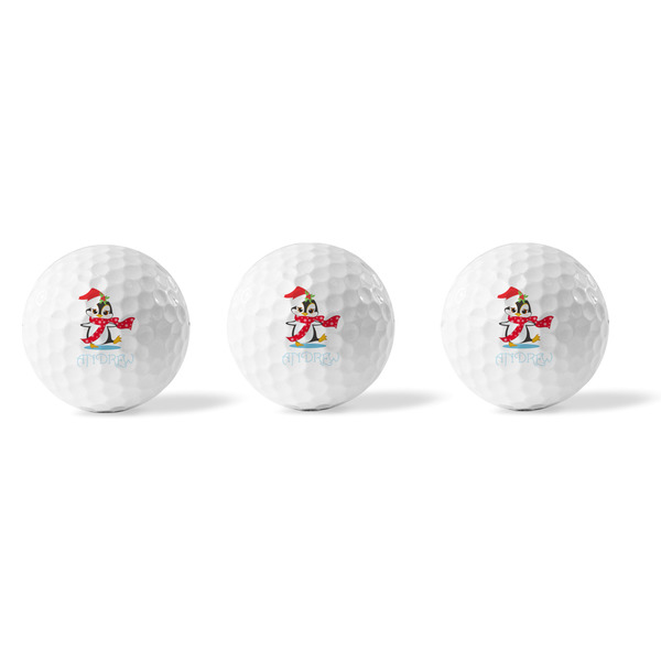 Christmas Penguins Golf Balls - Generic - Set of 3 - APPROVAL