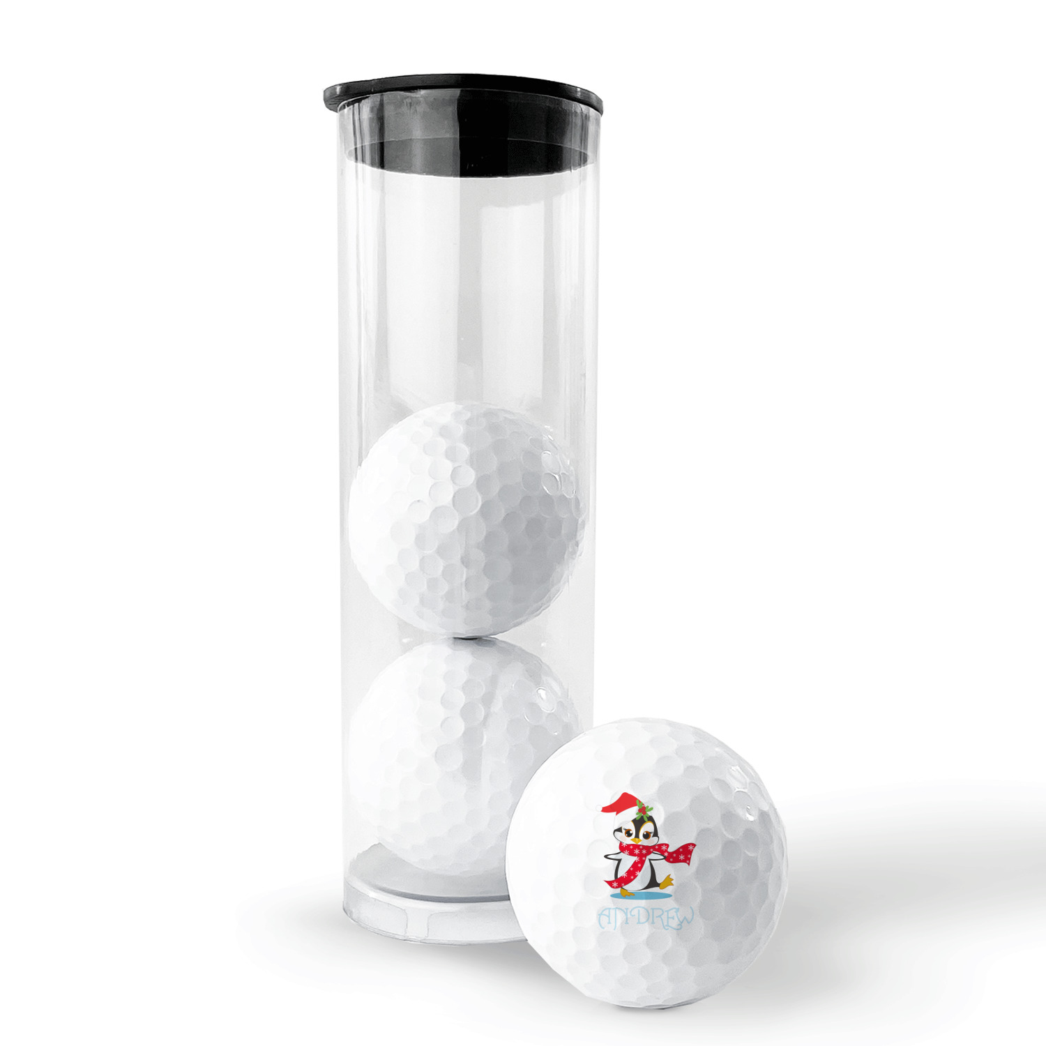 Custom Christmas Penguins Golf Balls (Personalized) | YouCustomizeIt