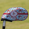 Christmas Penguins Golf Club Cover - Front
