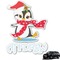 Christmas Penguins Graphic Car Decal