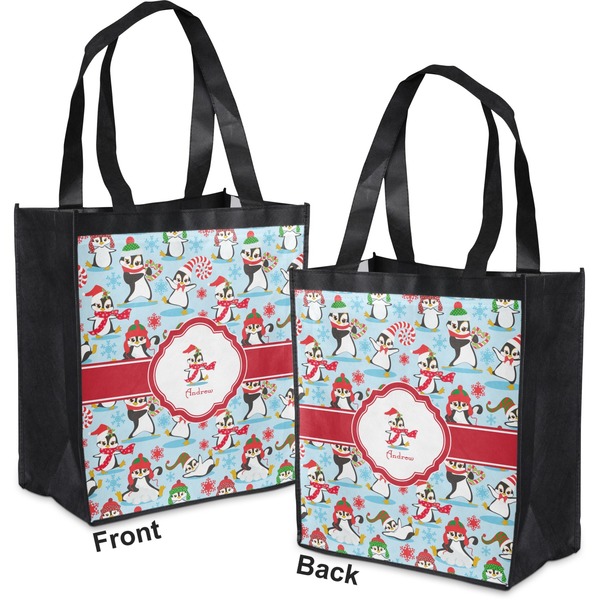 Christmas Penguins Grocery Bag - Apvl