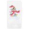 Christmas Penguins Guest Paper Towels - Full Color (Personalized)
