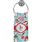 Christmas Penguins Hand Towel - Full Print (Personalized)