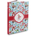 Christmas Penguins Hardbound Journal (Personalized)