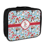 Christmas Penguins Insulated Lunch Bag (Personalized)