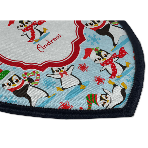 Christmas Penguins Iron on Shield 3 Detail