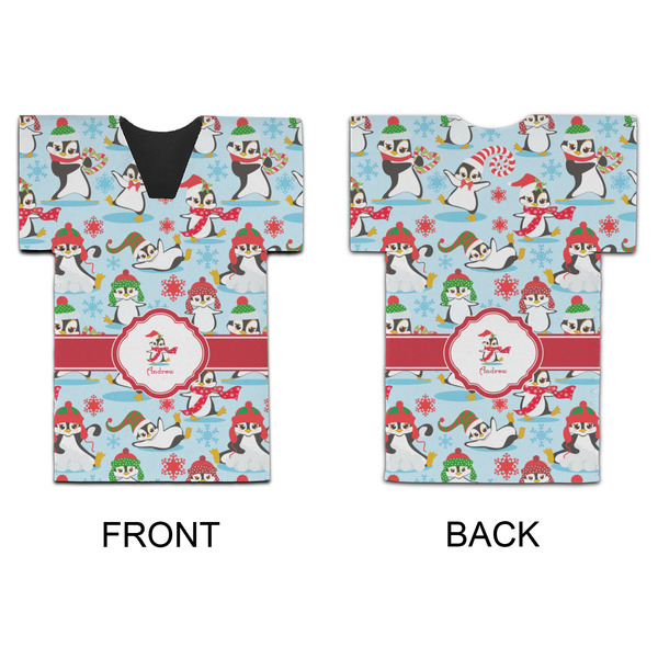 Christmas Penguins Jersey Bottle Cooler - APPROVAL