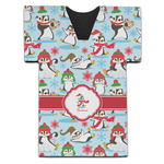 Christmas Penguins Jersey Bottle Cooler (Personalized)
