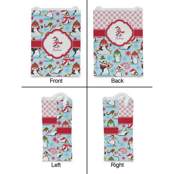 Christmas Penguins Jewelry Gift Bag - Gloss - Approval