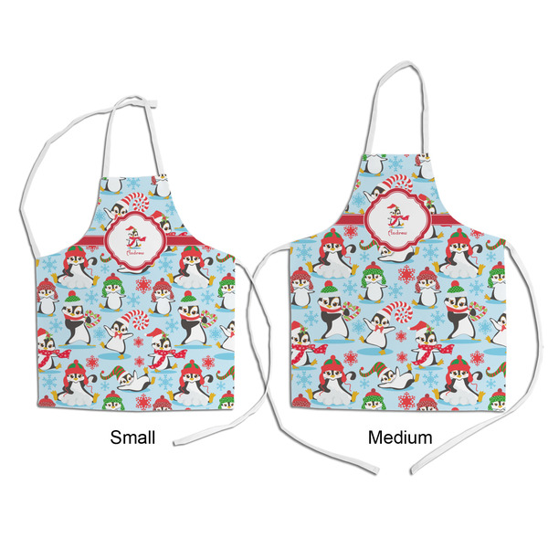Christmas Penguins Kid's Aprons - Comparison