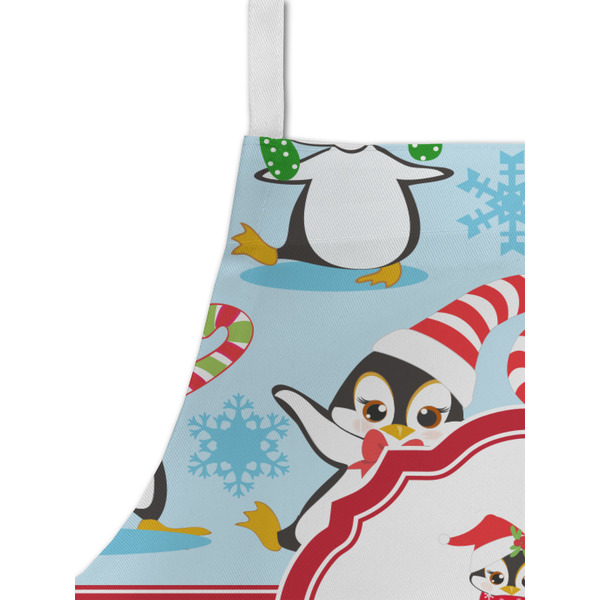 Christmas Penguins Kid's Aprons - Detail