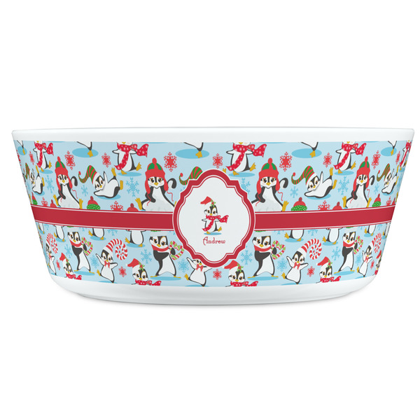 Christmas Penguins Kids Bowls - FRONT