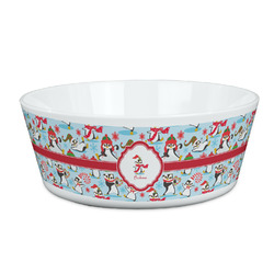 Christmas Penguins Kid's Bowl (Personalized)
