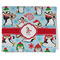Christmas Penguins Kitchen Towel - Poly Cotton w/ Name or Text