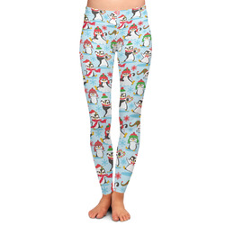 Christmas Penguins Ladies Leggings - Extra Small (Personalized)