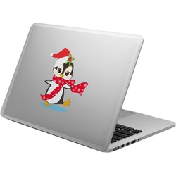 Christmas Penguins Laptop Decal (Personalized)