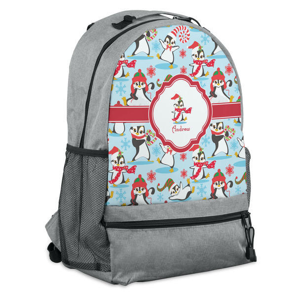 Custom Christmas Penguins Backpack (Personalized)