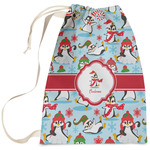 Christmas Penguins Laundry Bag (Personalized)