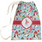 Christmas Penguins Large Laundry Bag - Front View