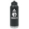 Christmas Penguins Water Bottle - Laser Engraved - Front (Personalized)