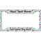 Christmas Penguins License Plate Frame - Style A
