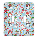 Christmas Penguins Light Switch Cover (2 Toggle Plate)