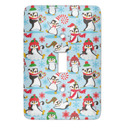 Christmas Penguins Light Switch Cover (Personalized)